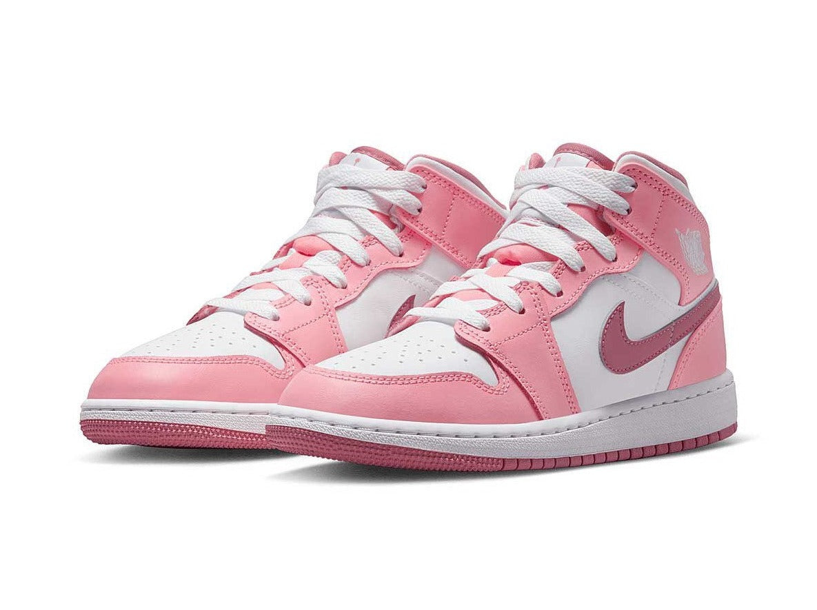 Air Jordan 1 Mid Coral Chalk GS - Soles - Air Jordan - nike - Jordan - sneakers - Schuhe - Dunk - Women - Frauen - Herren - High - Mid