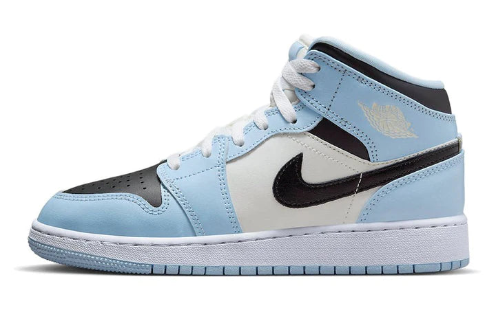 Air Jordan 1 Mid Ice Blue (GS) - Soles - Soles.at - nike - Jordan - sneakers - Schuhe - Dunk - Women - Frauen - Herren - High - Mid
