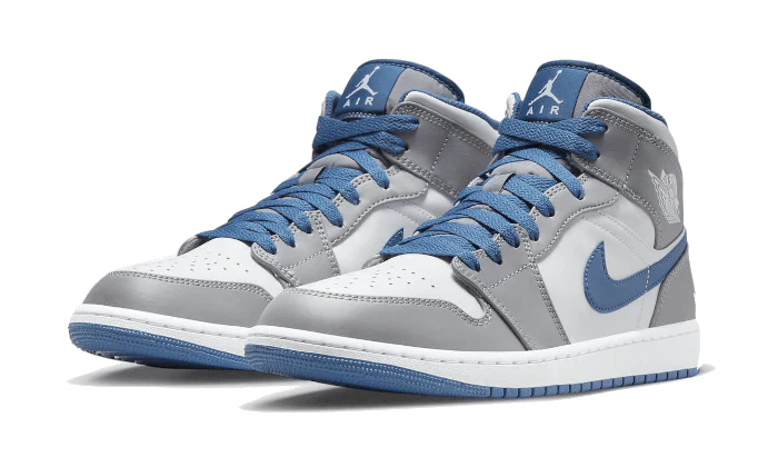 Air Jordan 1 Mid True Blue Cement - Soles - Soles - nike - Jordan - sneakers - Schuhe - Dunk - Women - Frauen - Herren - High - Mid