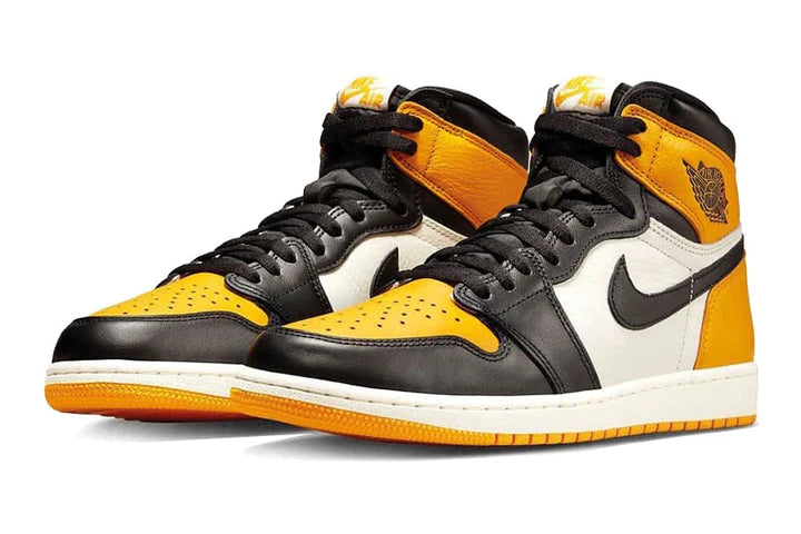 Air Jordan 1 Retro High OG Yellow Toe "Taxi" - Soles.at - Soles.at - nike - Jordan - sneakers - Schuhe - Dunk - Women - Frauen - Herren - High - Mid
