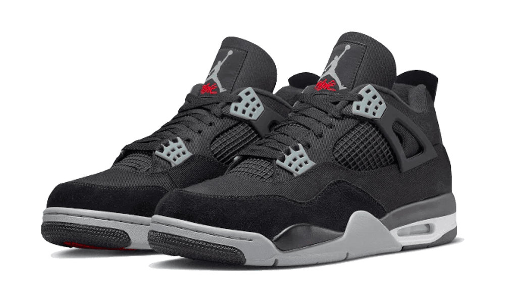 Air Jordan 4 Retro SE Black Canvas - Soles.at - Soles.at - nike - Jordan - sneakers - Schuhe - Dunk - Women - Frauen - Herren - High - Mid